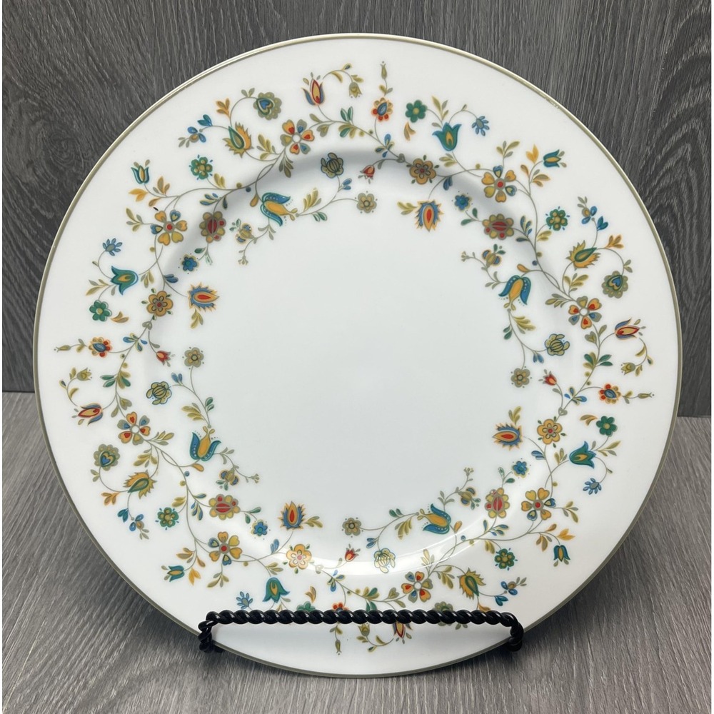 Vintage Sango Raintree 3803 Dinner Plate Floral Japan Porcelain Multicolor